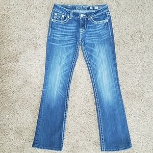 MISS ME Bootcut Jeans - size 28 - inseam 30 - boot